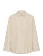 Kajosie Shirt Beige Kaffe