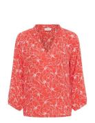 Katine Amber Blouse Red Kaffe