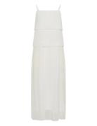 Kakiera Plissé Dress White Kaffe