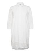 Kadona Shirt Dress White Kaffe