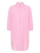 Kadona Shirt Dress Pink Kaffe