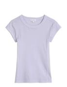 T-Shirts Short Sleeve Purple Marc O'Polo