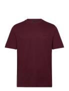 Chest Logo Interlock T-Shirt Burgundy Lyle & Scott