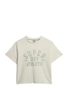 Athletic Essentials Loose Tee Cream Superdry