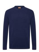 Mmgkyle Bouclé Pullover Navy Mos Mosh Gallery