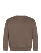 O-Neck Sweatshirt Brown Enkel Studio