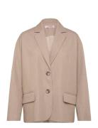 Allium Blazer Beige A-View