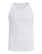 Jormaine Pointal Rib Tank Top White Jack & J S