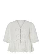 Yascornelia 2/4 Tie Top S. Noos White YAS