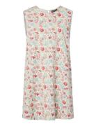 Pcsalume Sl Short Denim Dress Cream Pieces