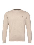 Classic Cotton C-Neck Beige GANT