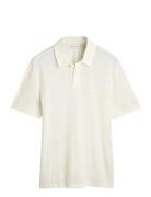 Linen Ss Polo Cream GANT