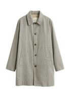 Cotton Blend Car Coat Beige GANT