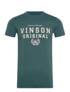 Raz Reg Cot Sj Vin M Tee Green VINSON