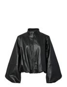 Yasisabel Leather Jacket - D2D Black YAS