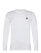Shane Reg Cot Vin M Tee Ls White VINSON