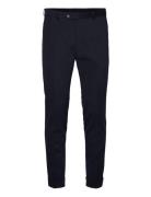 Denz Turn Up Trousers Navy Oscar Jacobson