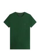 Stretch Slim Fit Tee Green Tommy Hilfiger