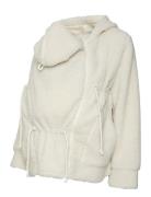Mlrachel 3In1 Teddy Jacket Noos Cream Mamalicious