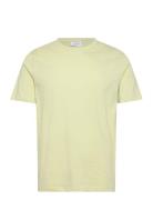 Organic Slub Yarn O-Neck Tee S/S Yellow Lindbergh