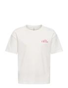 Koghelen Life S/S Loose Tee Jrs Noos White Kids Only