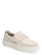 Modern Light Hybrid Suede Loafer Cream Tommy Hilfiger