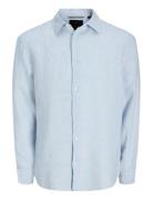 Jprblalawrence Linen Ls Shirt Sn Blue Jack & J S
