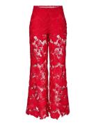 Yasgala Mw Lace Pants - Show Red YAS