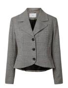 Yasthela Ls Checked Jacket - Ex Black YAS