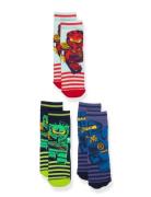 Lwaiko 316 - 3-Pack Socks Patterned LEGO Kidswear