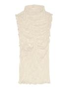 Vmlisa S/L High Neck Top Jrs Exp Sb4 Cream Vero Moda
