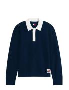 Tjm Reg Wvn Lbl Rugby Sweat Ext Navy Tommy Jeans