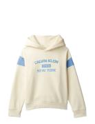 Relaxed Hoodie Cream Calvin Klein