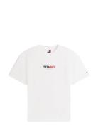 Tjm Rlx La Backprint Ss Tee Ext White Tommy Jeans