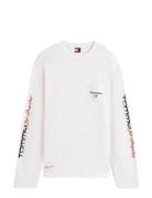 Tjm Rlx La Ls Tee White Tommy Jeans