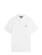 Th Script Reg Polo White Tommy Hilfiger