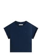 Essential Top Ss Navy Tommy Hilfiger