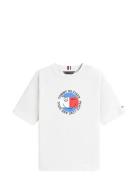 Fun Flag Graphic T-Shirt Grey Tommy Hilfiger