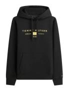 Brand Love Tr Mono Stack Hoody Black Tommy Hilfiger