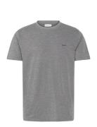 2 T Pique Ss Tshirt Grey GANT