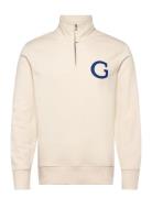 G Badge Half Zip Cream GANT