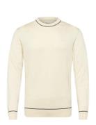 Cotton Modal C-Neck Cream GANT