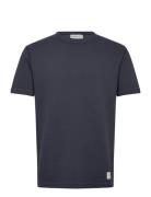 Washed Waffle Ss Tshirt Navy GANT