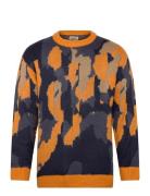 Dp Knitted Rose Sweatshirt Navy Denim Project