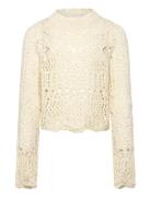 Gralga Ls Knit Beige Grunt