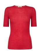 Mmbouch Rib Ss Knit Red MOS MOSH