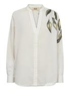 Mmgemran Flick Blouse Cream MOS MOSH