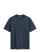 Washed Slub Ss Tshirt Navy GANT