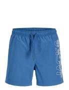 Jpstmaui Wave Logo Swim Shorts Sn Jnr Blue Jack & J S