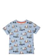 Båtfolk T-Shirt Blue Martinex